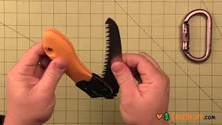 Silky PocketBoy Curve 130mm Folding Saw  TreeStuffcom 360 View [upl. by Eel]