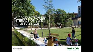 La production horticole en interaction avec le paysage  VALHOR [upl. by Claus837]