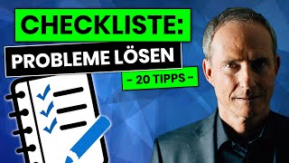 20 Tipps So löst Du JEDES Problem  Die ULTIMATIVE Checkliste [upl. by Brenna]