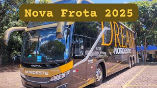 Frota nova onibusnovonova pintura expresso Nordeste painel digital volvo460direto da fábrica [upl. by Teews]