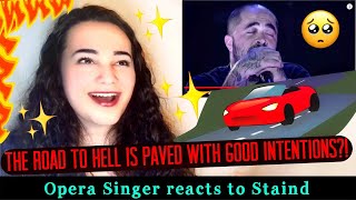 FIRST TIME hearing Staind  Something To Remind You Live  Opera Singer Reacts [upl. by Dlanigger404]