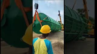 Batching plant Assembly at Reliance SiteYanampondicherry ggconstruction [upl. by Nairad335]