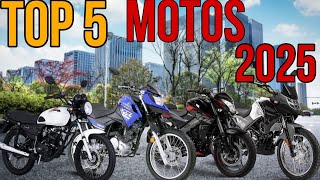 ¡TOP 5 MOTOS PARA EL 2025 [upl. by Nahsrad]