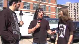 Woe Of Tyrants Interview on Metal Injection  New England Metal and Hardcore Fest 2009 [upl. by Tterag99]