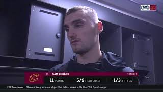 Sam Dekker wants the Cavaliers to prevent big runs [upl. by Lanae]