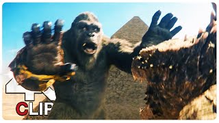 Godzilla Vs Kong  Egypt Fight Scene  GODZILLA X KONG THE NEW EMPIRE NEW 2024 Movie CLIP 4K [upl. by Crompton]