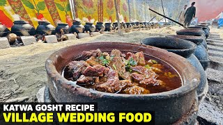 Katwa Gosht Recipe  Shadi ka Khana for 5000 People  Village Wedding Food Start to End Preparation [upl. by Bunder]