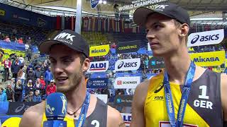 BeachvolleyballVizeweltmeister  Clemens Wickler aus Starnberg in der Weltspitze angekommen2x18mp [upl. by Hadias]