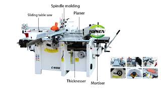 SICAR COMBINATION WOODWORKING MACHINES [upl. by Adnaw]