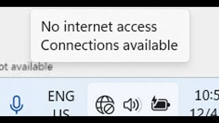 Fix Windows 11 Shows No Internet Access But The Internet Is working [upl. by Kimberlee94]