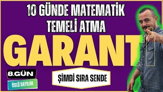 10 Günde Matematik Temeli Atma Garanti Kampı  8 Gün  Şimdi Sıra Sende [upl. by Nylcoj]