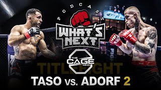 TITELKAMPF des JAHRES quotTasoquot Chatzigeorgiadis Vs Maurice Adorf  The Cage MMA 6 [upl. by Zeculon]