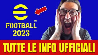 eFOOTBALL 2023  TUTTE LE INFO UFFICIALI MASTER LEAGUE SQUADRE OFFLINE AMICHEVOLI ONLINE LICENZE [upl. by Haroppiz]