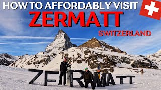 Zermatt How to affordably travel to this magical place [upl. by Bourke]