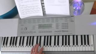 How To Play  Lullaby Cradle Song  Brahms  LetterNotePlayer © [upl. by Nylarahs]