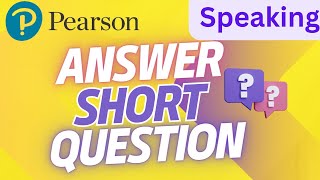 PTE II SPEAKING II IMPORTANT II ANSWER SHORT QUESTIONS II MUST WATCH II [upl. by Anilrahc]