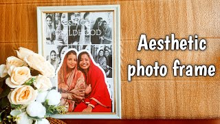 Trending Aesthetic photo frame  Instagram viral Outline photo Editing  photo collage frame [upl. by Iaj263]