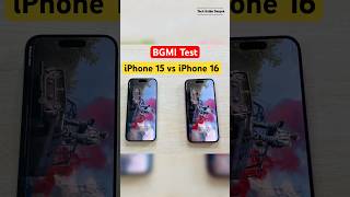 iPhone 16 vs 15 Bgmi shorts short iphone16bgmi iphone16bgmitest iphone16gaming iphone16vs15 [upl. by Leakcim282]