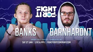 FIGHT FOR IT 18 JR Banks vs Trey Barnhardt [upl. by Head]