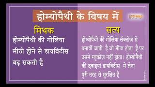 Myths and Facts about Homeopathy  Hindi [upl. by Heger]