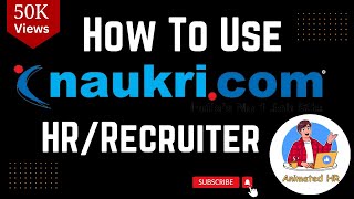 How to Use Naukricom Portal  For Employer  HR  Recruiter  Naukri Job Portal Basics in Hindi [upl. by Ultima]