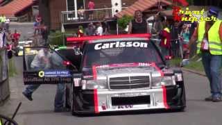 Reto Meisel 2013 im MB 190er Judd V8 RM1  Bergrennen La Roche La Berra Hillclimb Fantastic Sound [upl. by Oirevas]