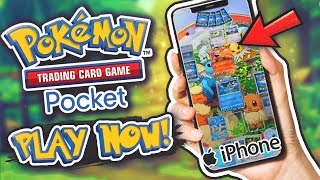 How to play Pokemon TCG Pocket on iOS NOW  buy Premium Pass EASY [upl. by Kenon]