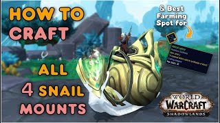 How to craft all 4 Helicid Mounts with Protoform Synthesis in 92 Patch 🐌 [upl. by Bakerman319]