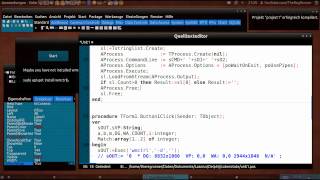 LazarusDelphi quotCubeRotatequot   Programmierdemo in deutscher Sprache unter Linux [upl. by Asiulairam554]