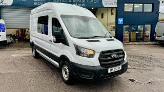 2021 Ford Transit Crew Cab  L3H3  39K Miles  Air Con [upl. by Stilwell]