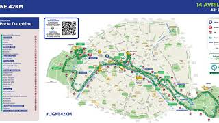 Schneider Electric Marathon de Paris 2019 x Ligne 42 RATP [upl. by Yun]