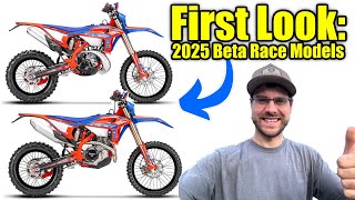 First look at the 2025 Beta Race Models 2Stroke amp 4Stroke 2025 Beta Motorcycle Reveal [upl. by Ellinnet182]