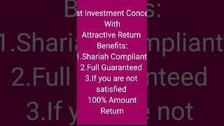 Best Investment Plan  Full Guaranteed Shariah Compliant [upl. by Nero]