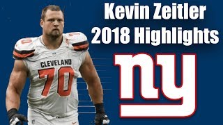 Newest Giant Kevin Zeitler 70 2018 Browns Highlights [upl. by Maryann825]