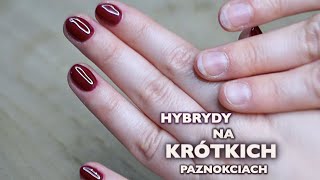 JAK ZROBIĆ MANICURE NA KRÓTKICH PAZNOKCIACH 💅PROSTE SPOSOBY NA WYDŁUŻENIE [upl. by Sonya]