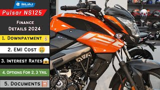 2024 Bajaj Pulsar NS 125 EMI Down payment 20k Only 😱 I Finance Price I On Road Price 🤑 I EMI [upl. by Serle588]