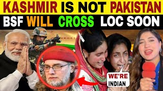 KASHMIR IS NOT PAKISTAN BIG VICTORY OF MODI SARKAR  BSF PATROLLING PAK ALERT  PUBLIC REACTION [upl. by Notsla891]