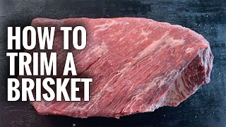 How to Trim a Brisket [upl. by Ahsimak]