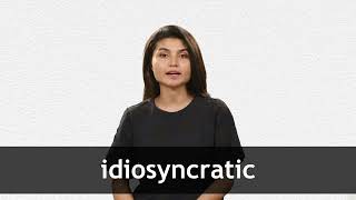 How to pronounce IDIOSYNCRATIC in American English [upl. by Dunaville]