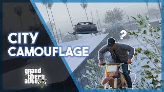 GTA 5 Online  City Camouflage in the Snow Blade Runner Recreation Chases and Funny Moments [upl. by Ybbil]