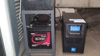 3kva online UPS installationdc 72v battery bank [upl. by Florida974]