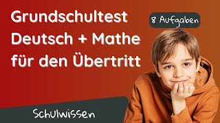 Grundschultest zum Übertritt ✅ Deutsch und Mathe okay [upl. by Chastain]