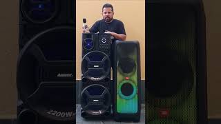 NO SUBGRAVE a coisa fica diferente Amvox 2200w Vs Jbl PartyBox 1000 [upl. by Urbannai]