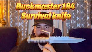 Buckmaster 184 survival knife🤩 [upl. by Dorree]