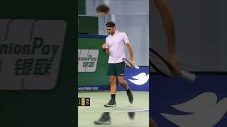 25 seconds of Roger Federers NEO backhands ⚡ [upl. by Fleisher]