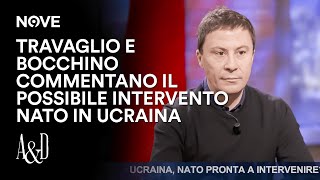 Travaglio e Bocchino commentano il possibile intervento Nato in Ucraina  Accordi e Disaccordi [upl. by Houghton682]