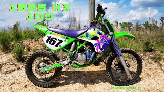 Kawasaki KX 100 Review [upl. by Shargel34]