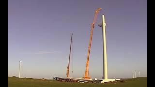 Vestas V52 Turbines at Skehanagh Wind Farm [upl. by Bramwell]