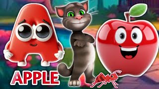 Phonics Song with TWO Words  A For Apple  ABC Alphabet Songs with Sounds for Children [upl. by Mariam]