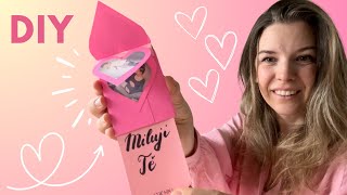 DIY Pohyblivé přání k Valentýnu nebo přání k narozeninám [upl. by Dracir]